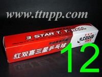 DHS 3 Stars Balls White x 12